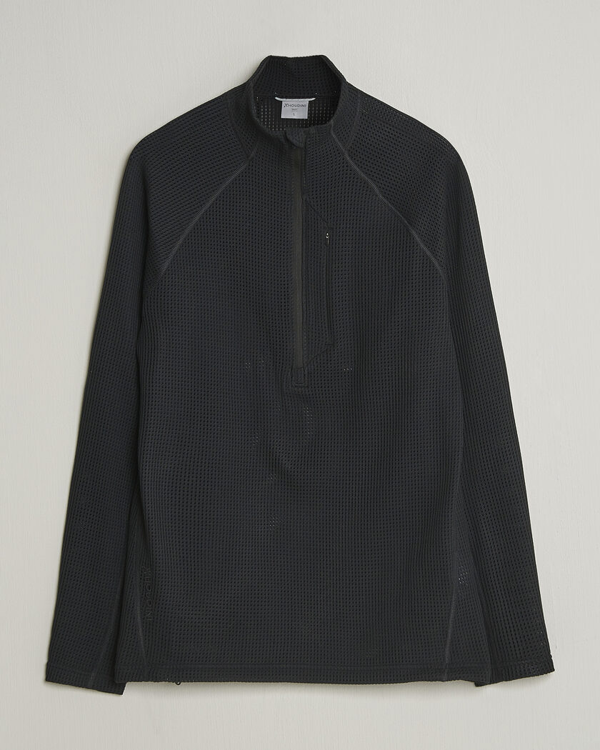 Houdini Pace Flow Half Zip True Black – Negro