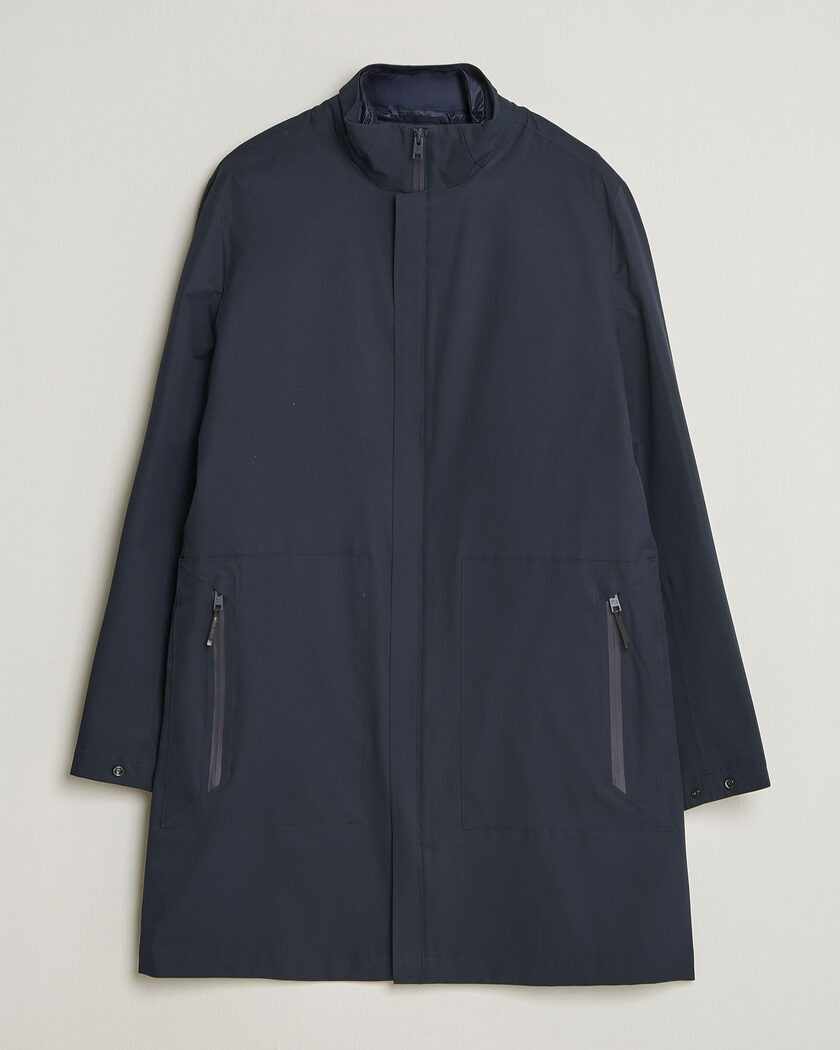 Woolrich Two Layer 2 in 1 Carcoat Melton Blue – Azul