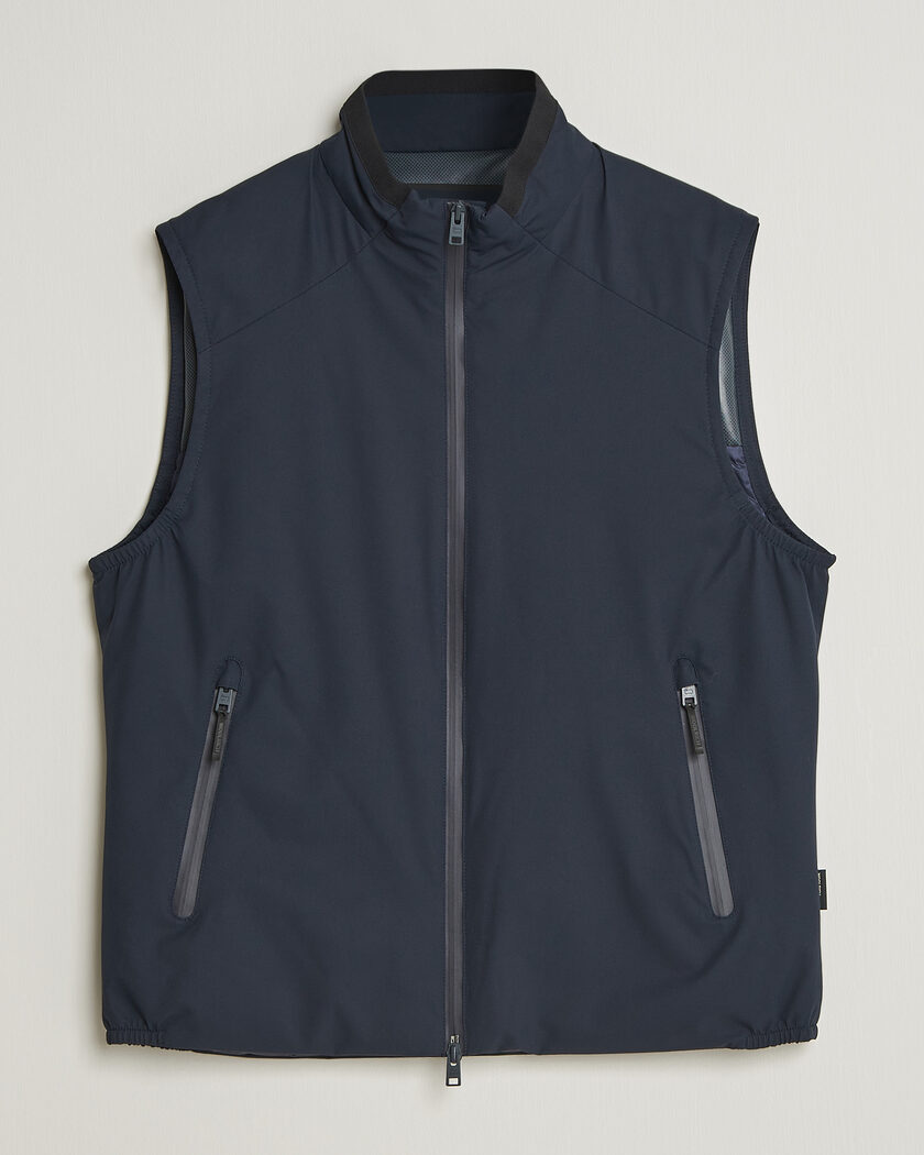 Woolrich Two Layer Sailing Vest Melton Blue – Azul