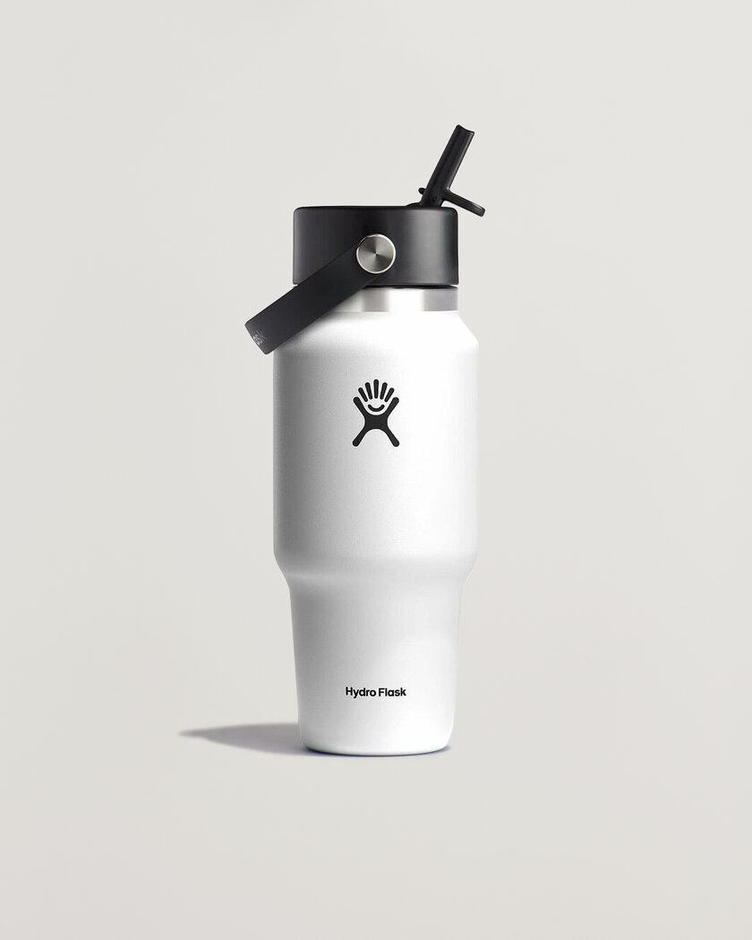 Hydro Flask Travel Bottle Flex Straw Cap 24oz White – Blanco