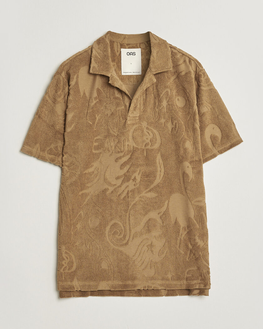 OAS Terry Polo Shirt Wendelo – Marrón