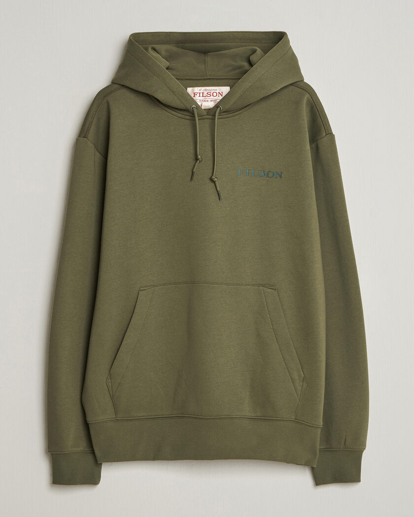 Filson Scenic Graphic Hoodie Surplus Green – Verde