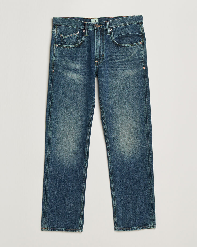 -1 Nordic Denim Regular Fit Jeans Dark Authentic – Azul