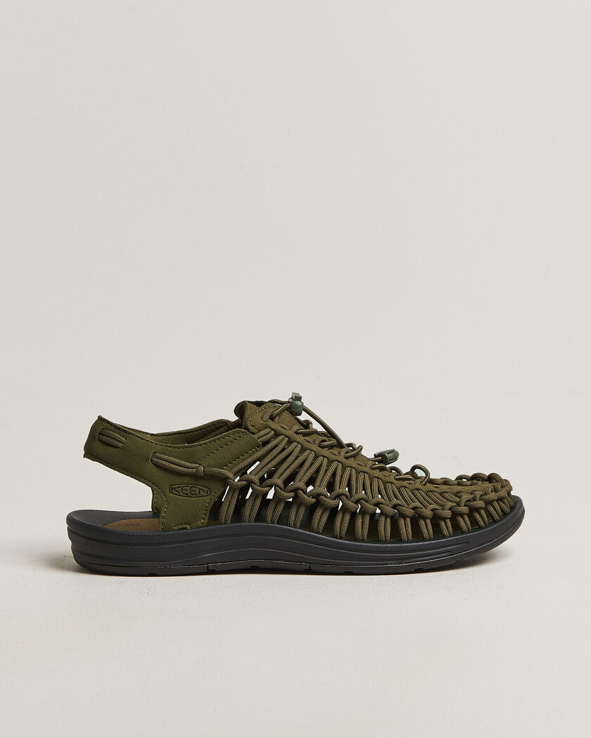 KEEN Uneek Sneaker Sandal Dark Olive – Verde