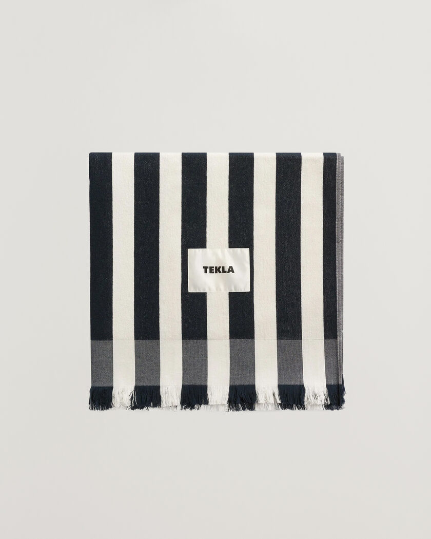 Tekla Organic Terry Beach Towel Cala Stripes – Multicolor