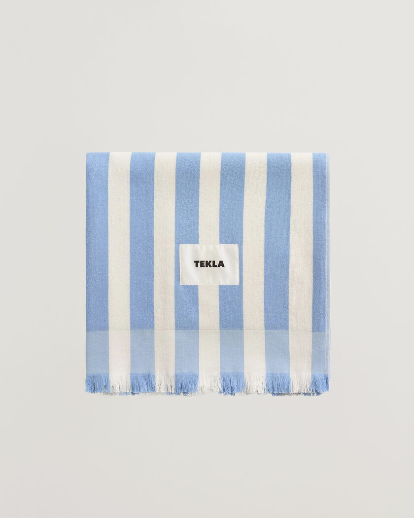 Tekla Organic Terry Beach Towel Moro Stripes – Multicolor