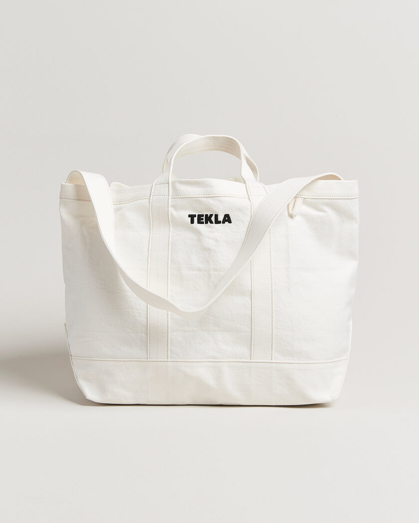 Tekla Beach Bag Ivory – Blanco