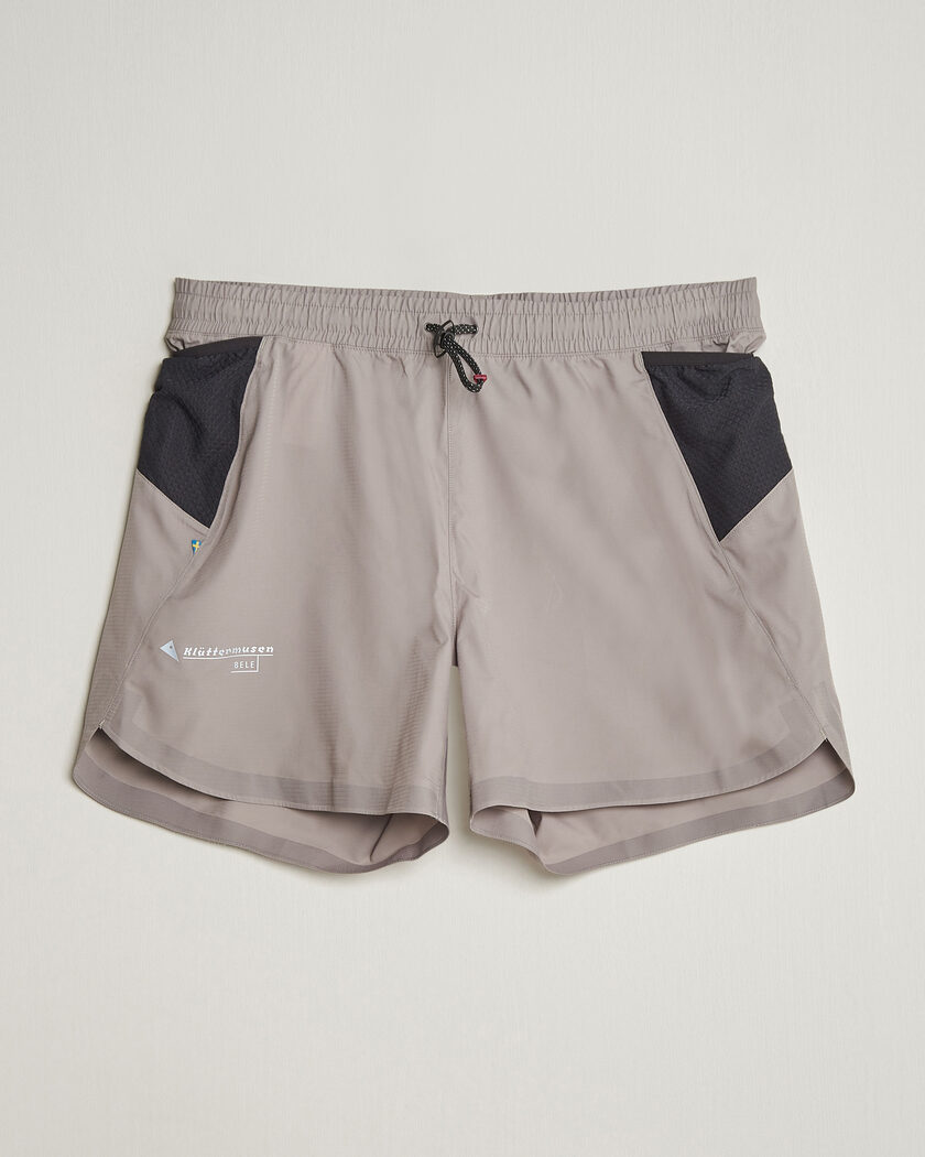 Klättermusen Bele Running Shorts Ridge Grey – Gris