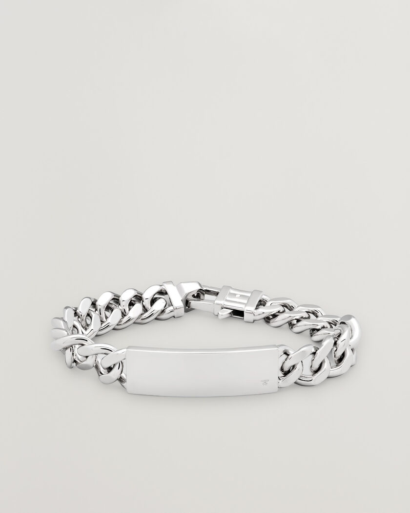 Tom Wood ID Bracelet Silver – Plata