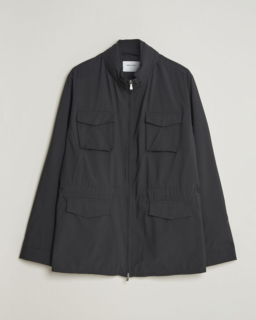 Gran Sasso Nylon Field Jacket Navy – Azul