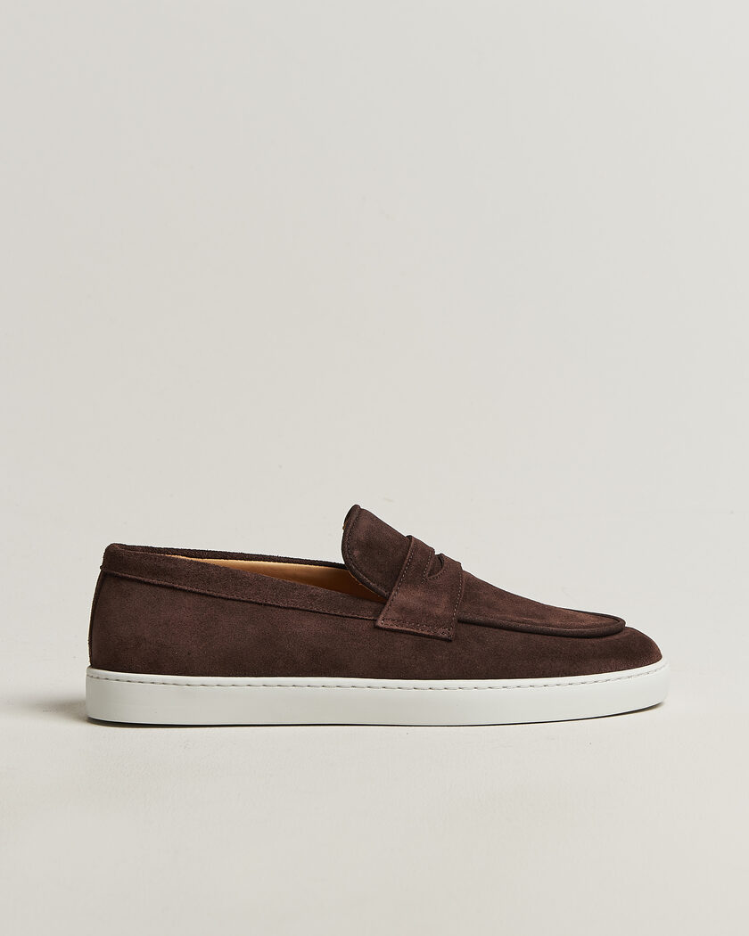 Fliteless Suede Penny Sneaker Dark Brown – Marrón