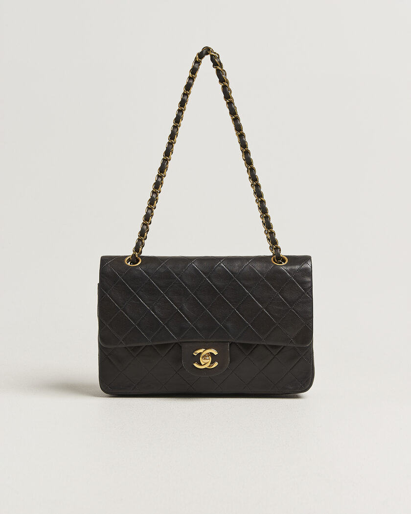 Chanel Pre-Owned Classic Medium Double Flap Bag Black – Negro