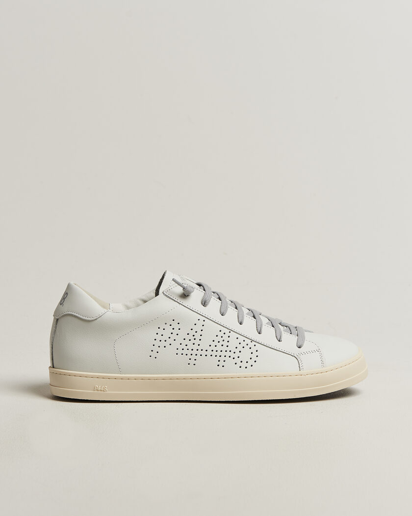 P448 John Leather Sneaker White – Blanco