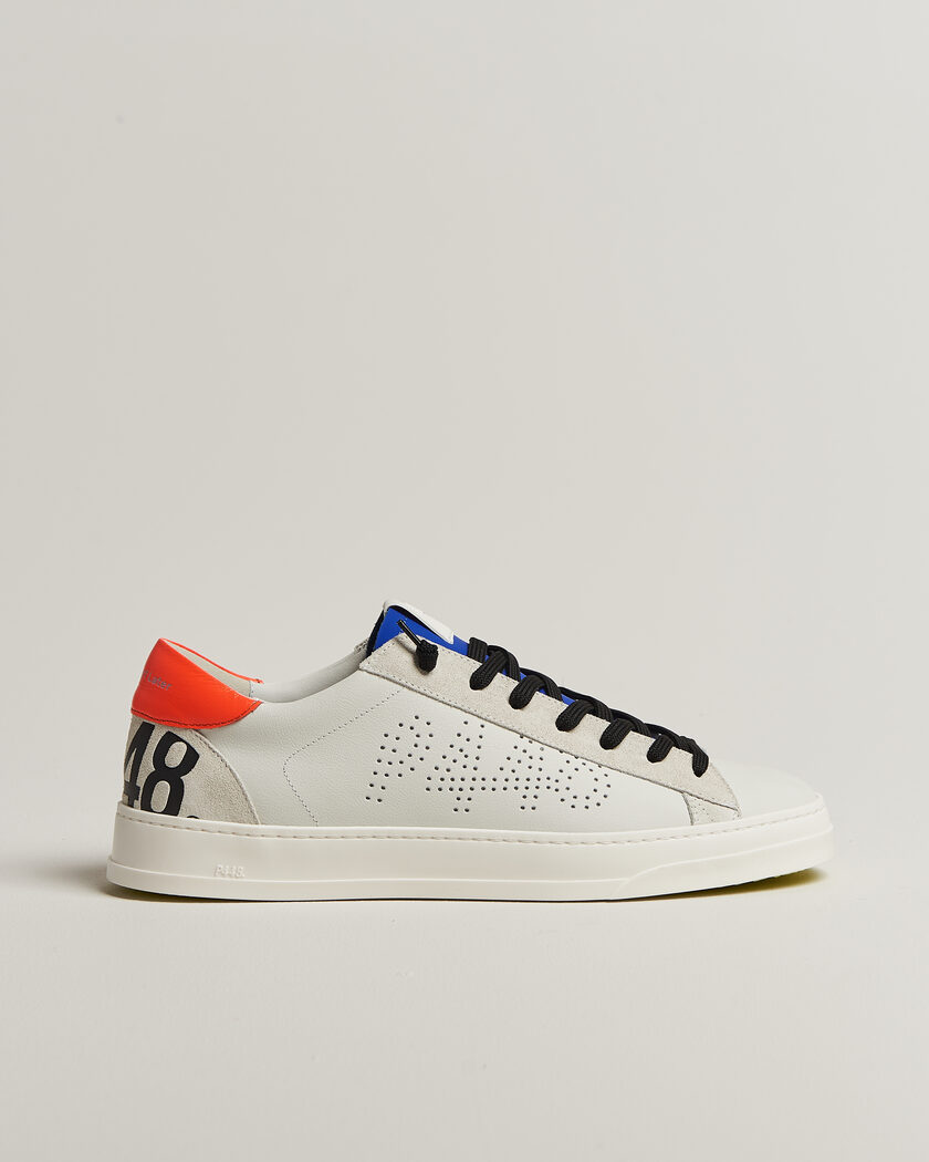 P448 Jack Leather Sneaker Grey/Orange – Gris