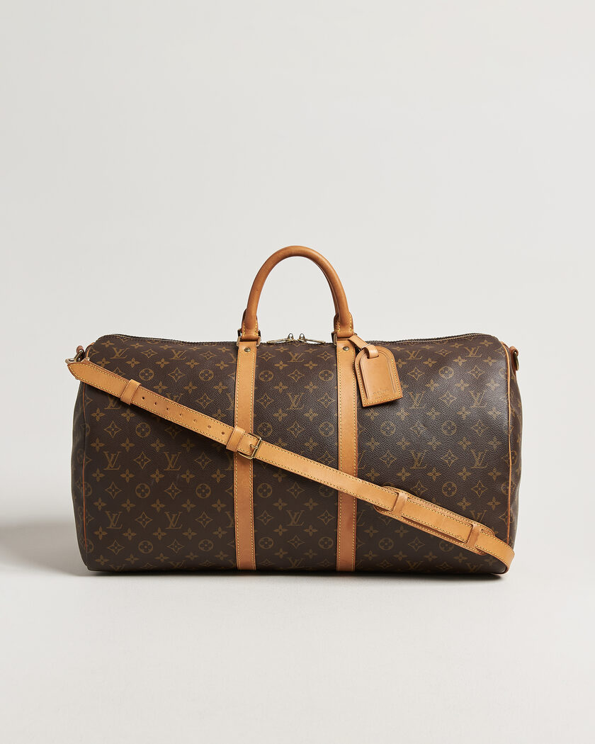 Louis Vuitton Pre-Owned Keepall Bandouliére 55 Monogram – Marrón
