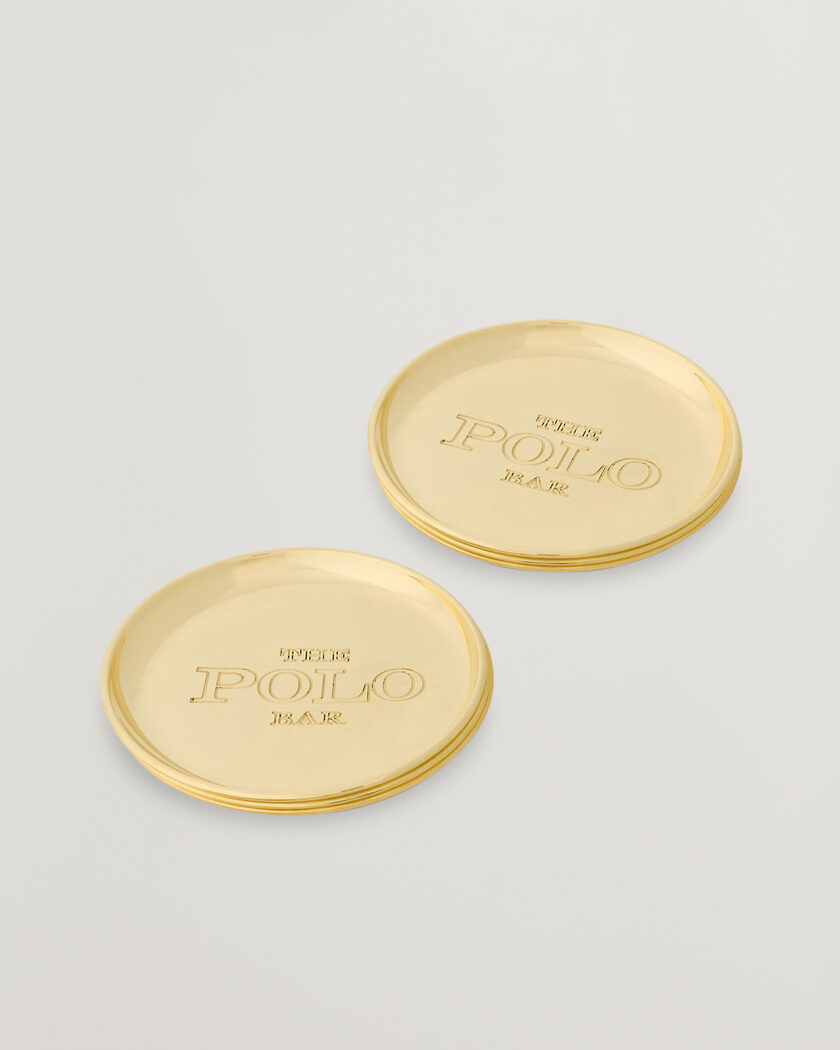 Ralph Lauren Home Polo Bar Coasters Brass – Oro