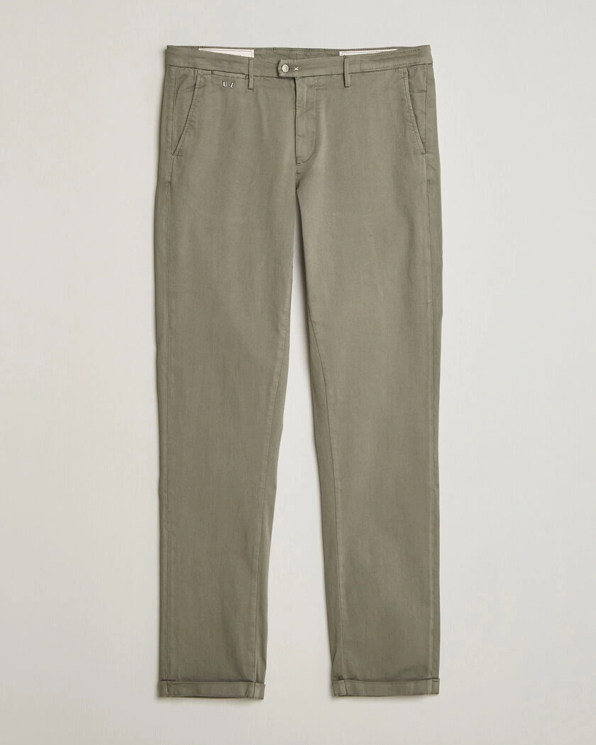 Tramarossa Luis Superstrech Cotton Chino Aloe – Verde
