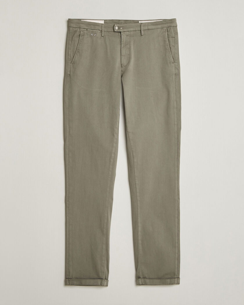 Tramarossa Luis Superstrech Cotton Chino Aloe – Verde