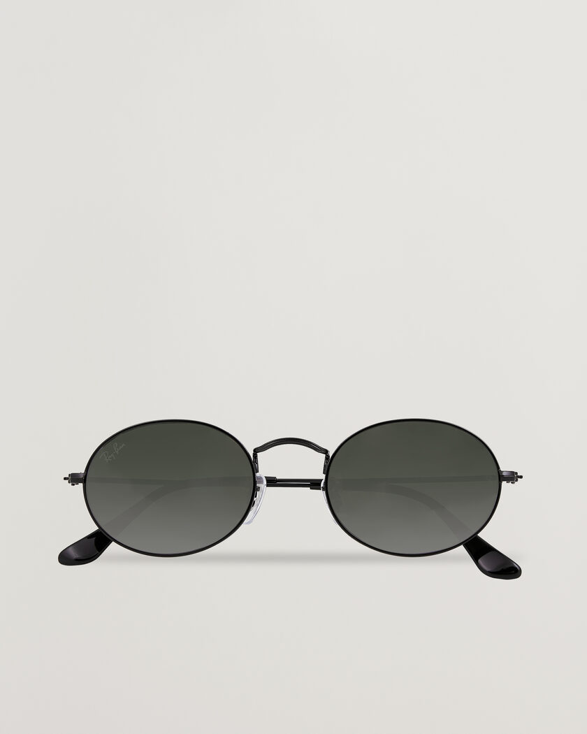 Ray-Ban Oval Sunglasses Black – Negro