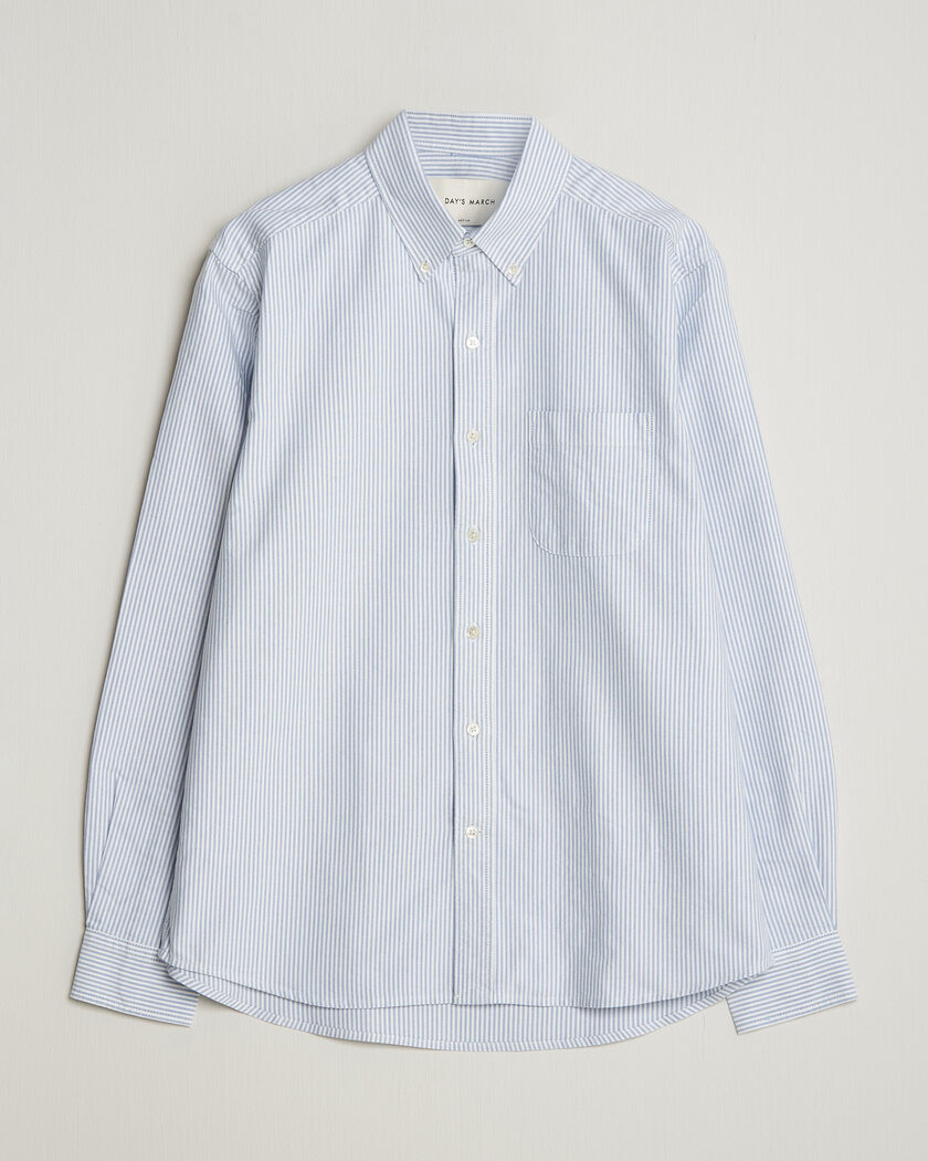 A Day's March Original Oxford Shirt Blue/White – Azul