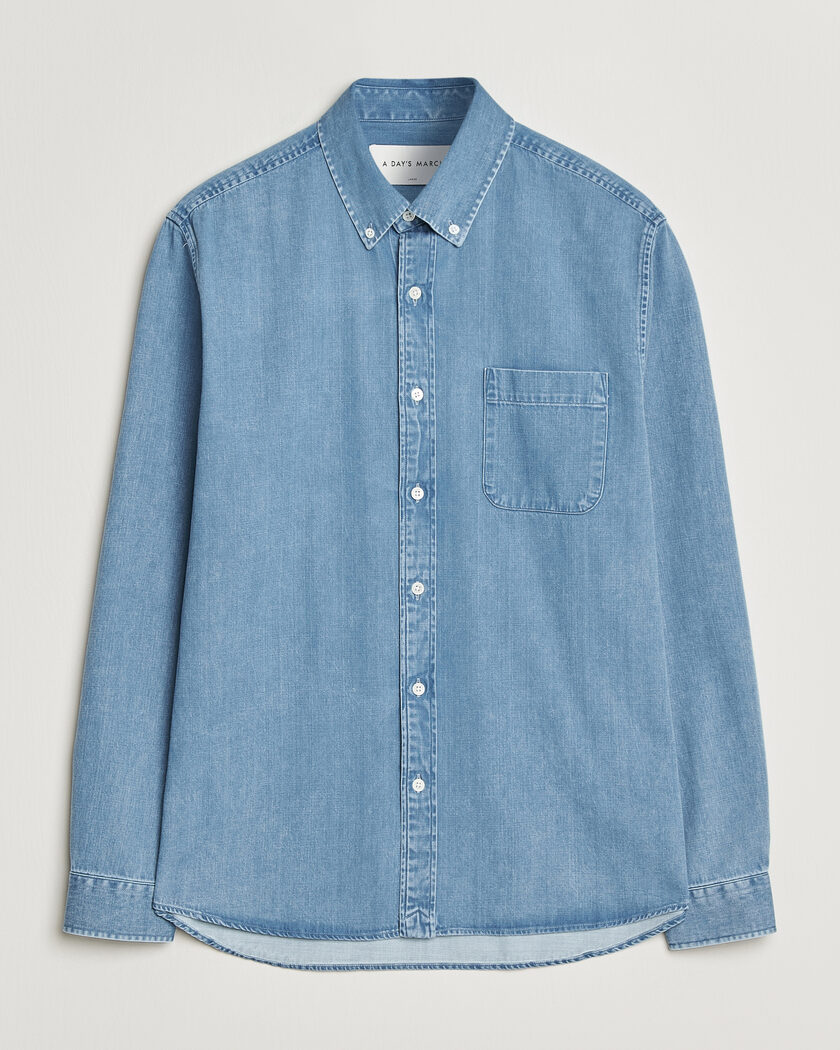 A Day's March Original Denim Shirt Light Blue – Azul