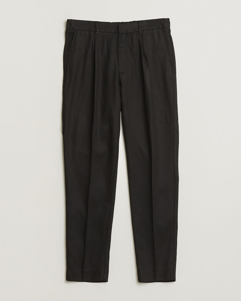 A Day's March Smart Lyocell Trousers Black – Negro