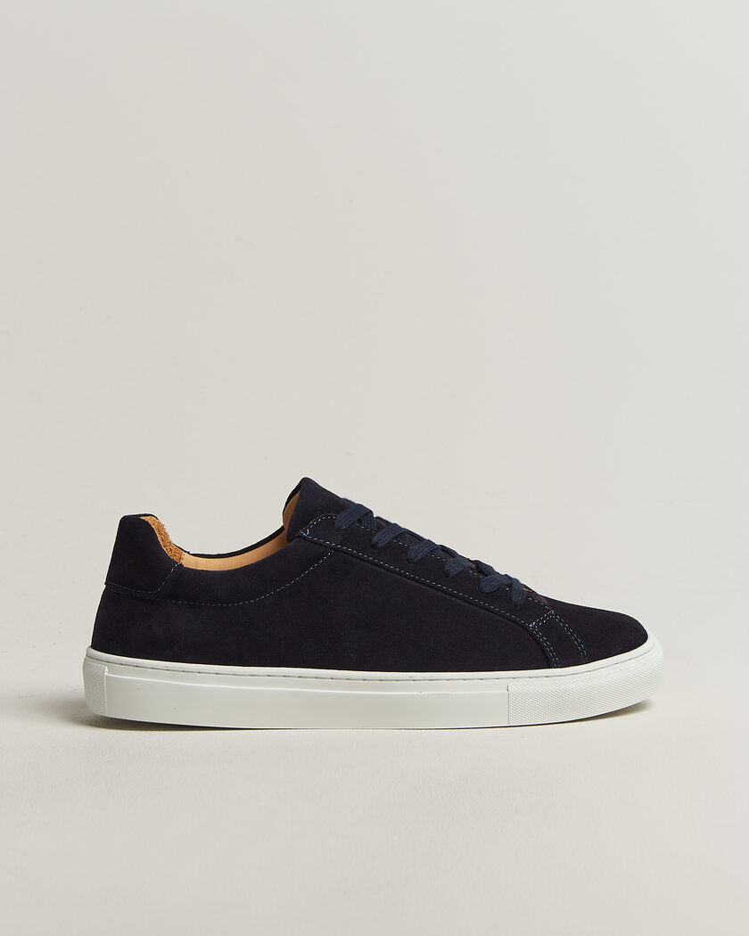 A Day's March Marching Suede Sneaker Navy – Azul
