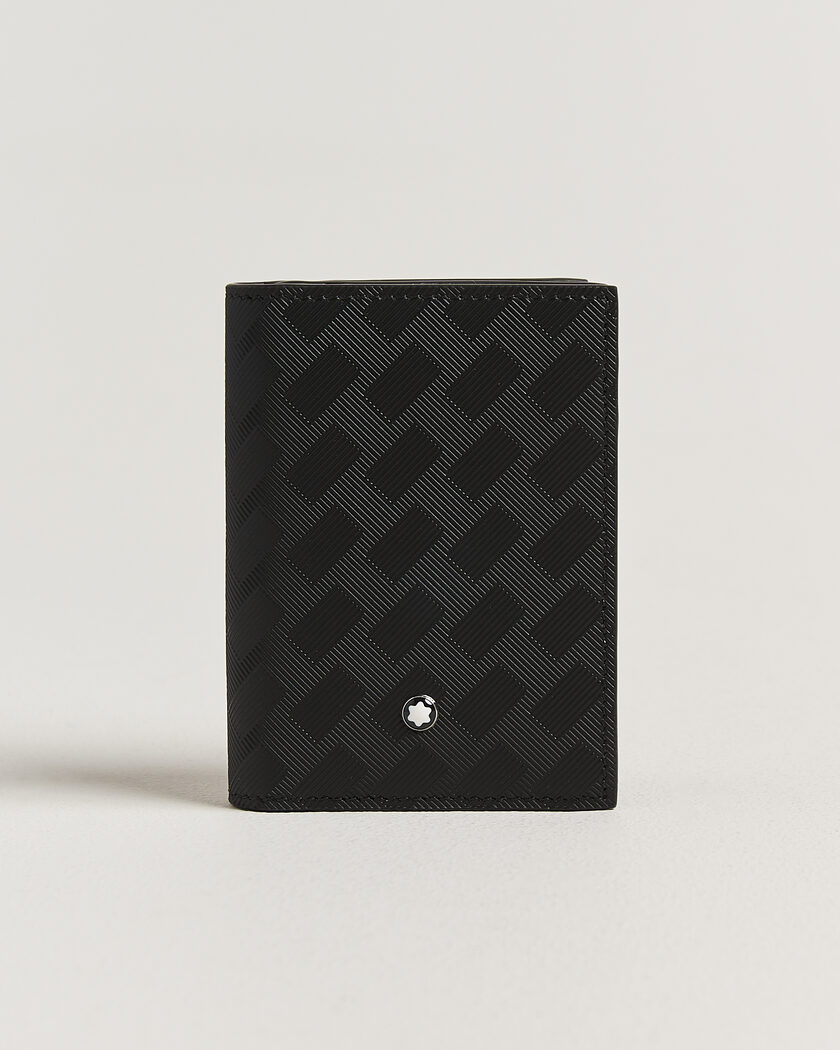 Montblanc Extreme Leather 4cc Card Wallet Black – Negro