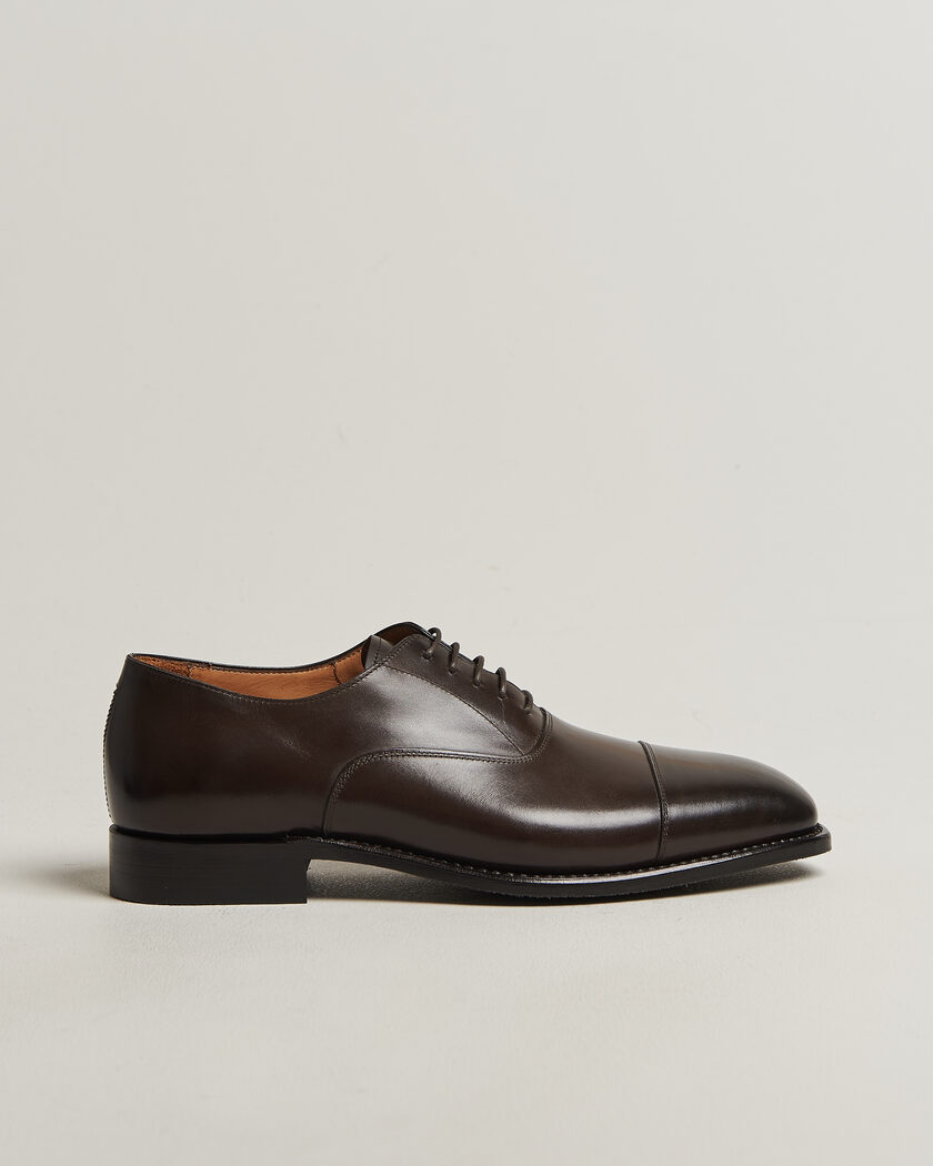 Myrqvist Äppelviken II Oxford Dark Brown Calf – Marrón