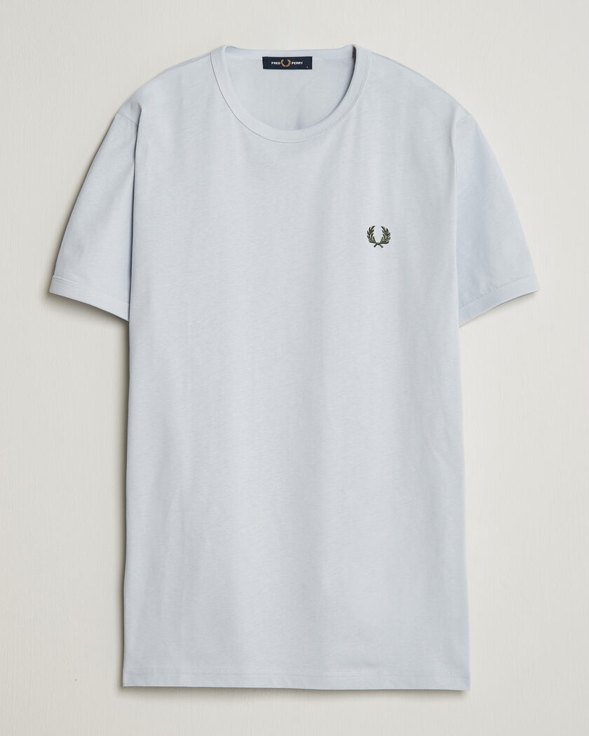 Fred Perry Ringer T-Shirt Dusky Blue – Azul
