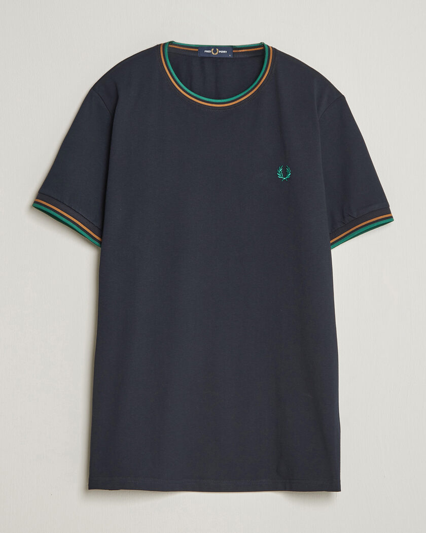 Fred Perry Twin Tipped T-Shirt Navy – Azul