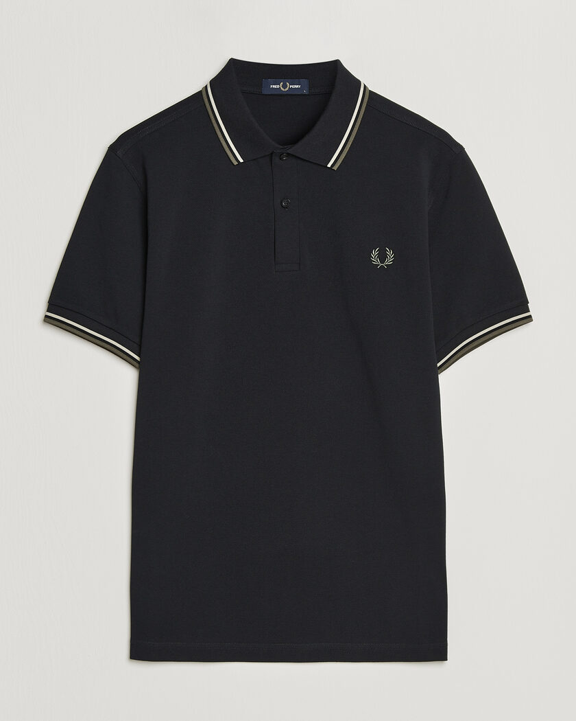 Fred Perry Twin Tipped Polo Shirt Black – Negro