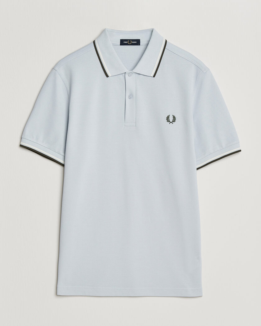 Fred Perry Twin Tipped Polo Shirt Dusky Blue – Azul