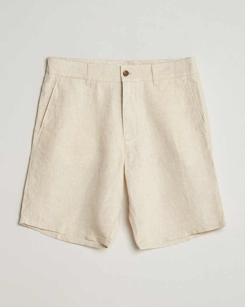 NN07 Aden Linen Shorts Oat - Taglia: W30 - Colore: Beige