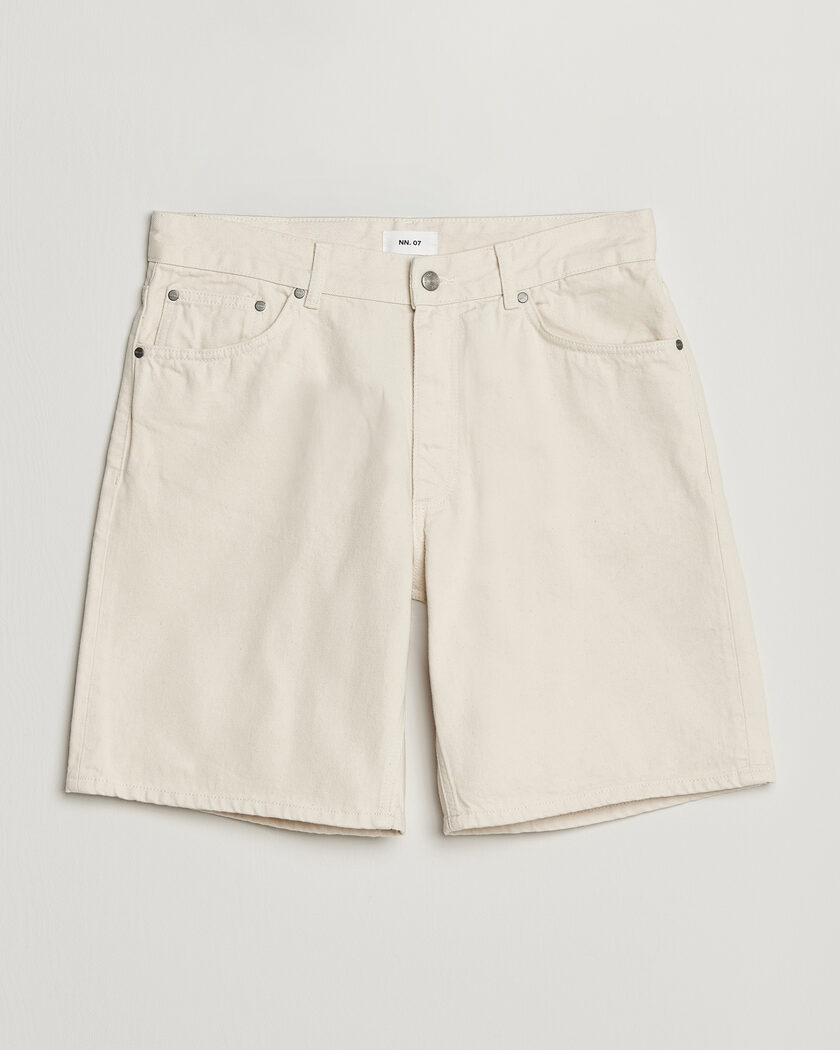 NN07 Otis Denim Shorts Ecru – Blanco