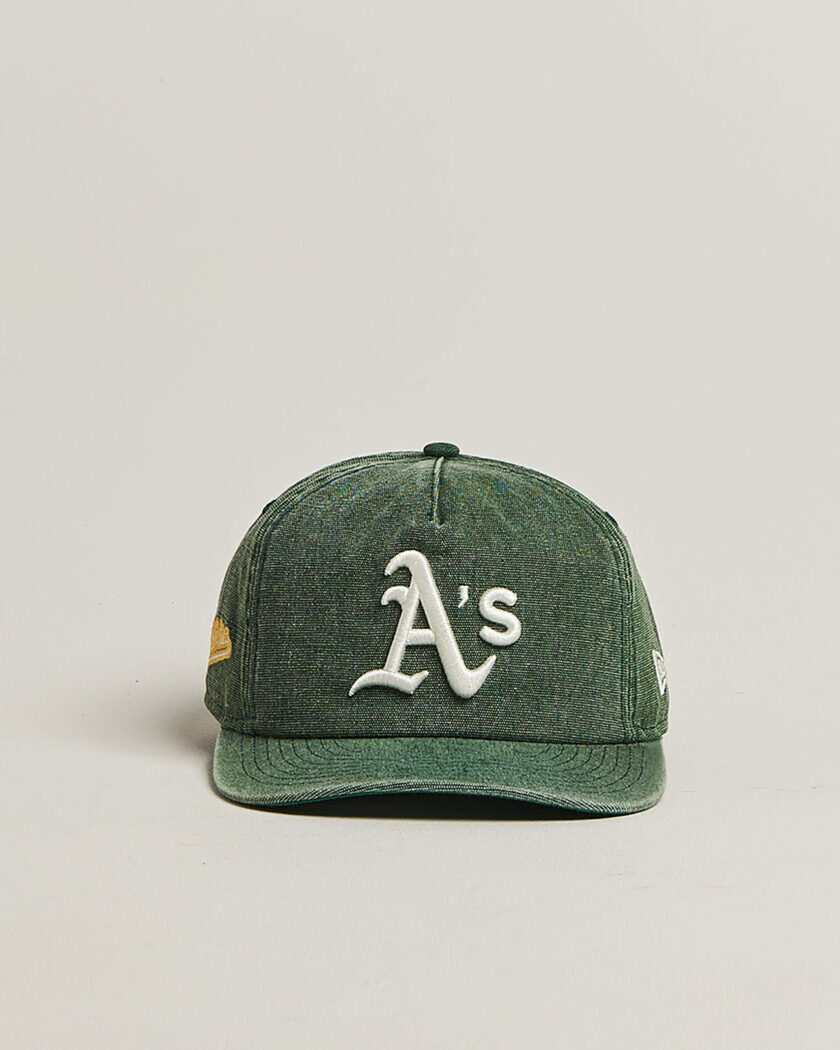 New Era 9Twenty Washed Cotton Cap Oakland Athletics – Verde