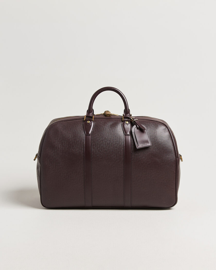 Louis Vuitton Pre-Owned Taiga Kendall Weekend Bag PM Burgundy – Rojo