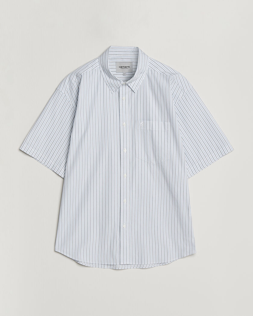 Carhartt WIP Short Sleeve Keene Cotton/Poplin Shirt White – Multicolor