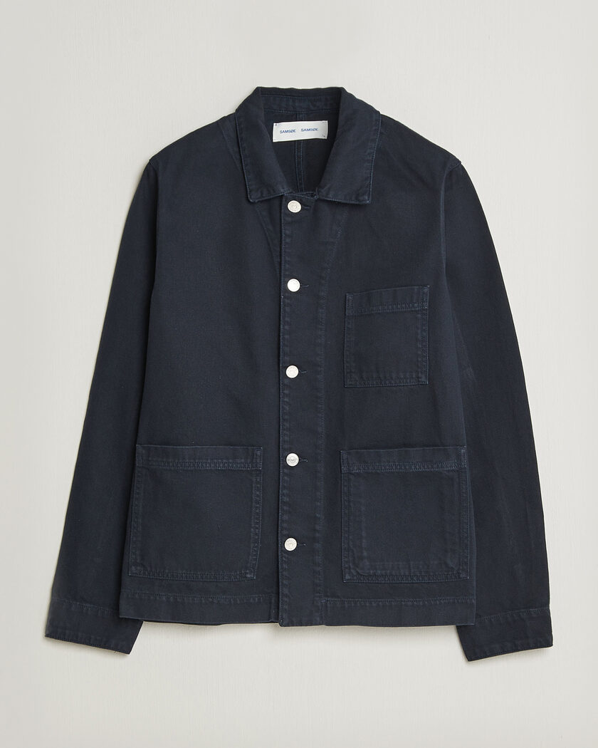 Samsøe Samsøe New Worker Overshirt Salute Navy – Azul