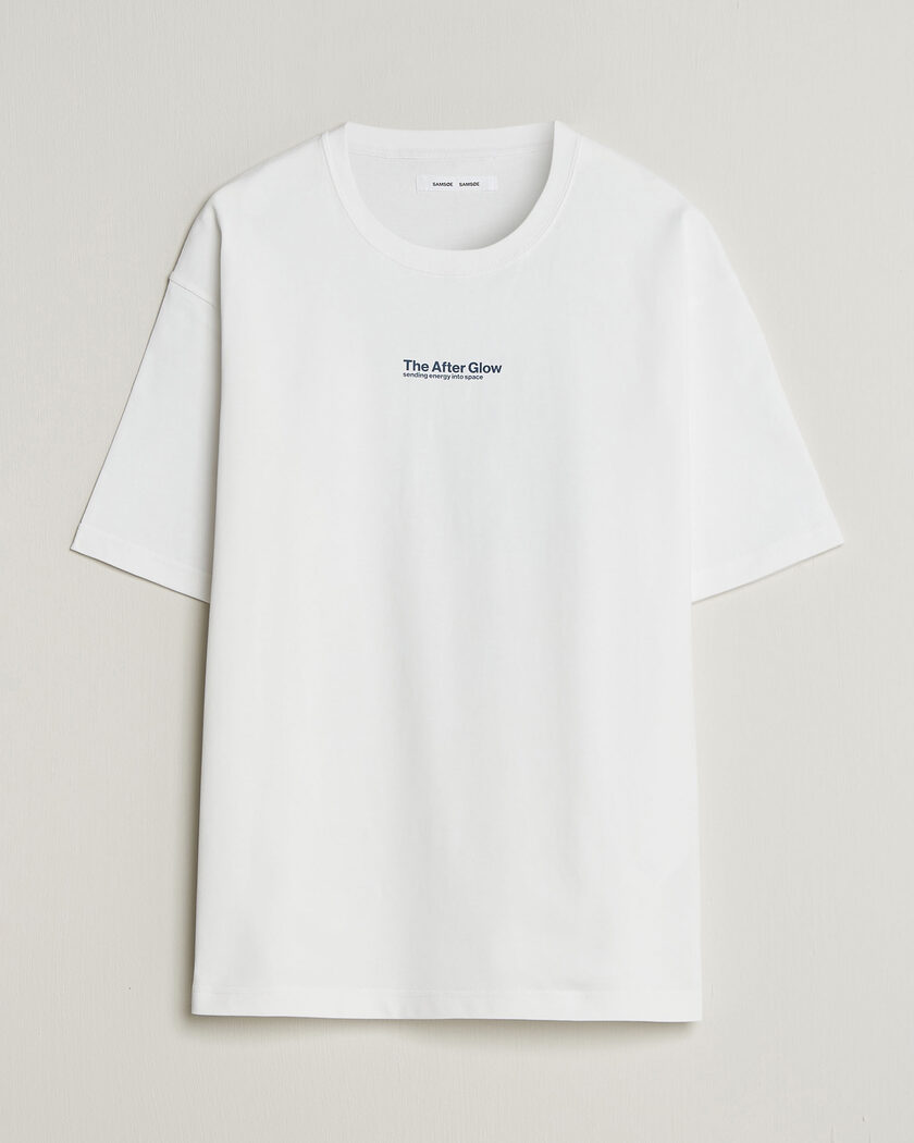 Samsøe Samsøe Uni Printed T-shirt White – Blanco
