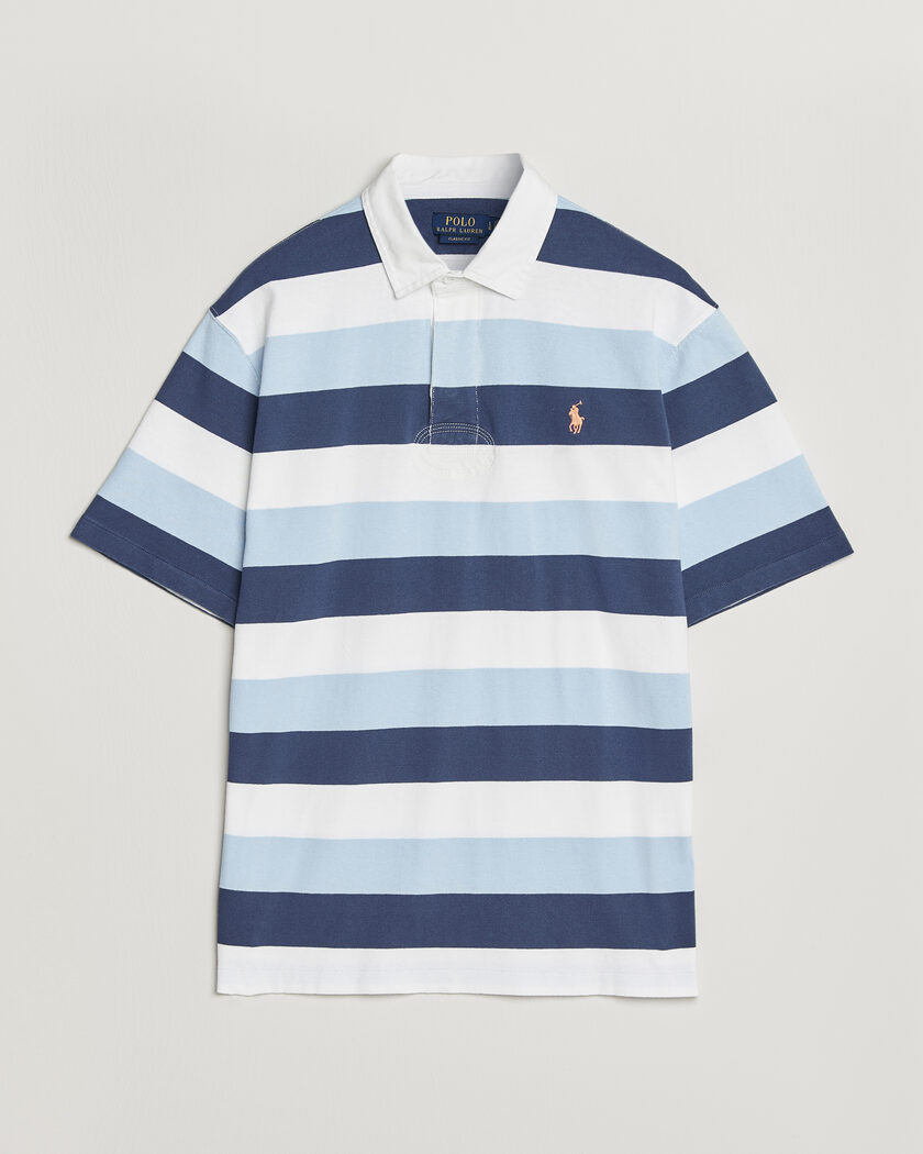 Polo Ralph Lauren Block Stripe Polo Office Blue – Azul
