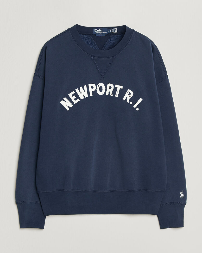 Polo Ralph Lauren RL Printed Sweatshirt Newport Navy – Azul