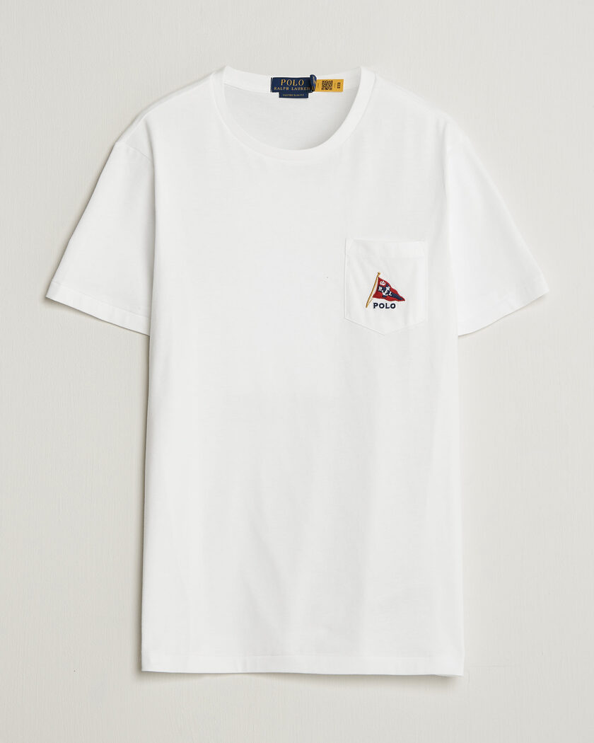 Polo Ralph Lauren Backprint Pocket Tee Newport Bear/White – Blanco