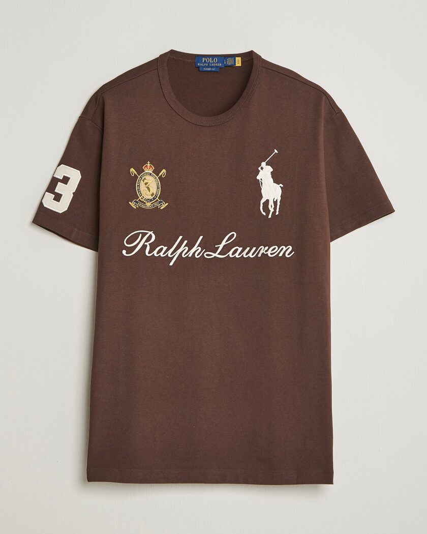 Polo Ralph Lauren Classic Fit Team T-shirt Nutmeg Brown – Marrón