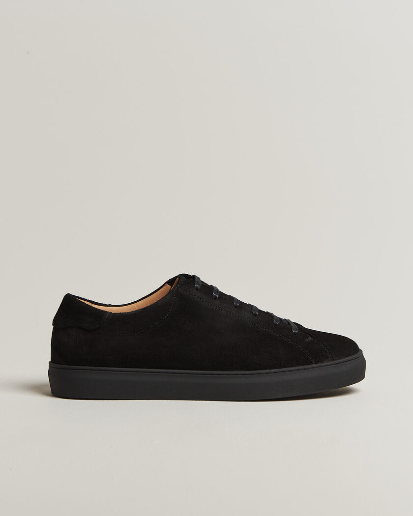 Myrqvist Oaxen Monochrome III Sneakers Black Suede – Negro