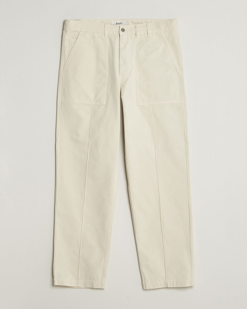 Forét Searcher Fatigue Pants Cloud – Blanco