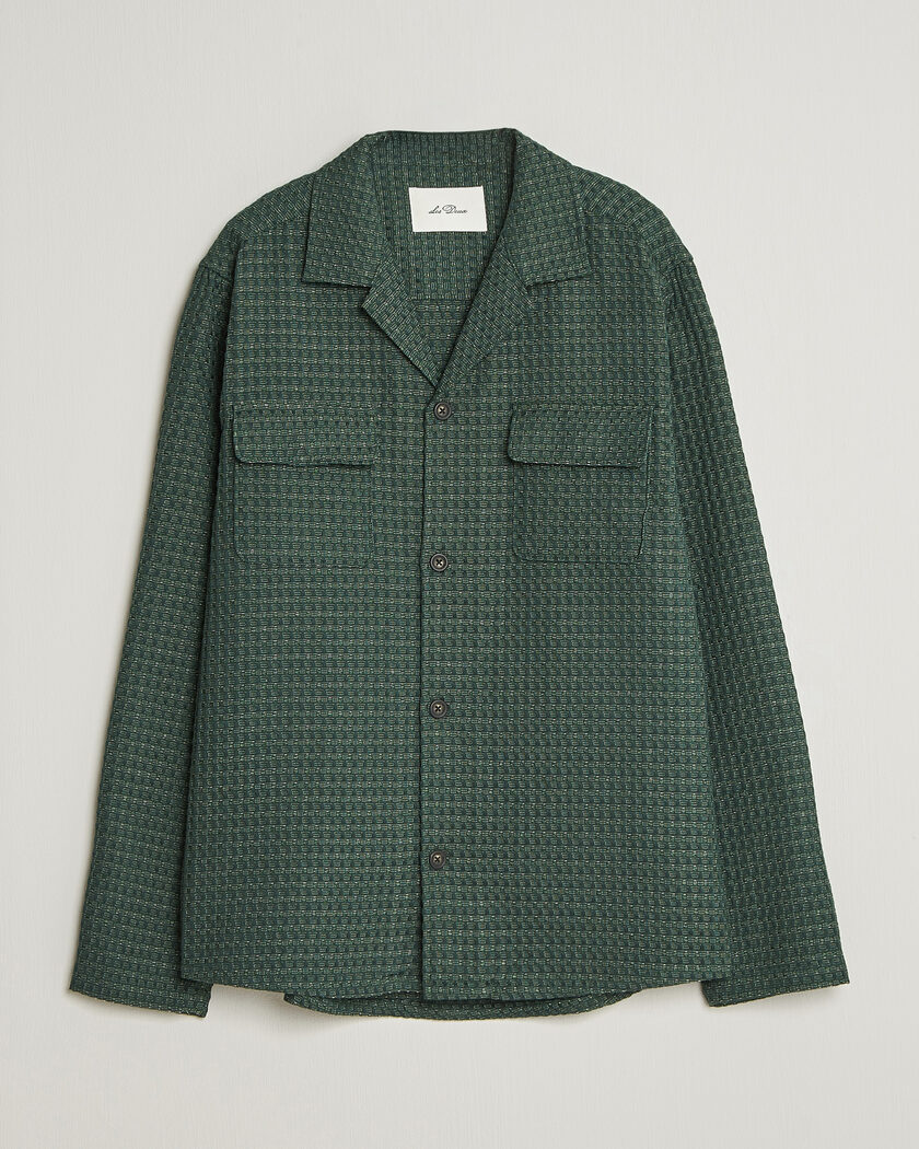 Stone Island Garment Dyed Cotton Zip Overshirt Musk en CareOfCarl.es