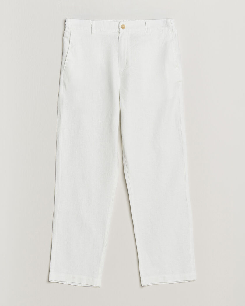 LES DEUX Linen Comfort Suit Pants White – Blanco