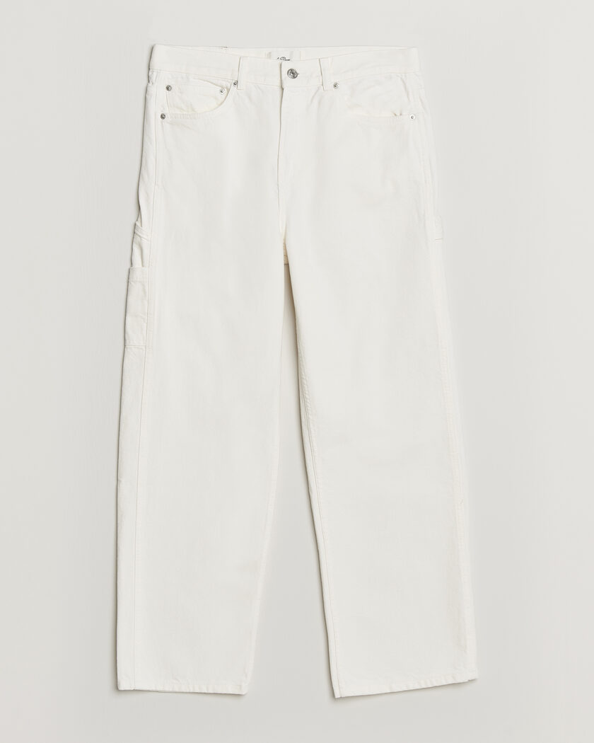LES DEUX Carpenter Jeans Light Ivory – Blanco