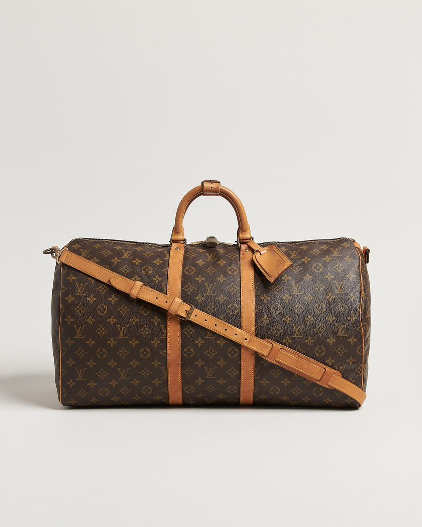 Louis Vuitton Pre-Owned Keepall Bandouliére 55 Monogram – Marrón